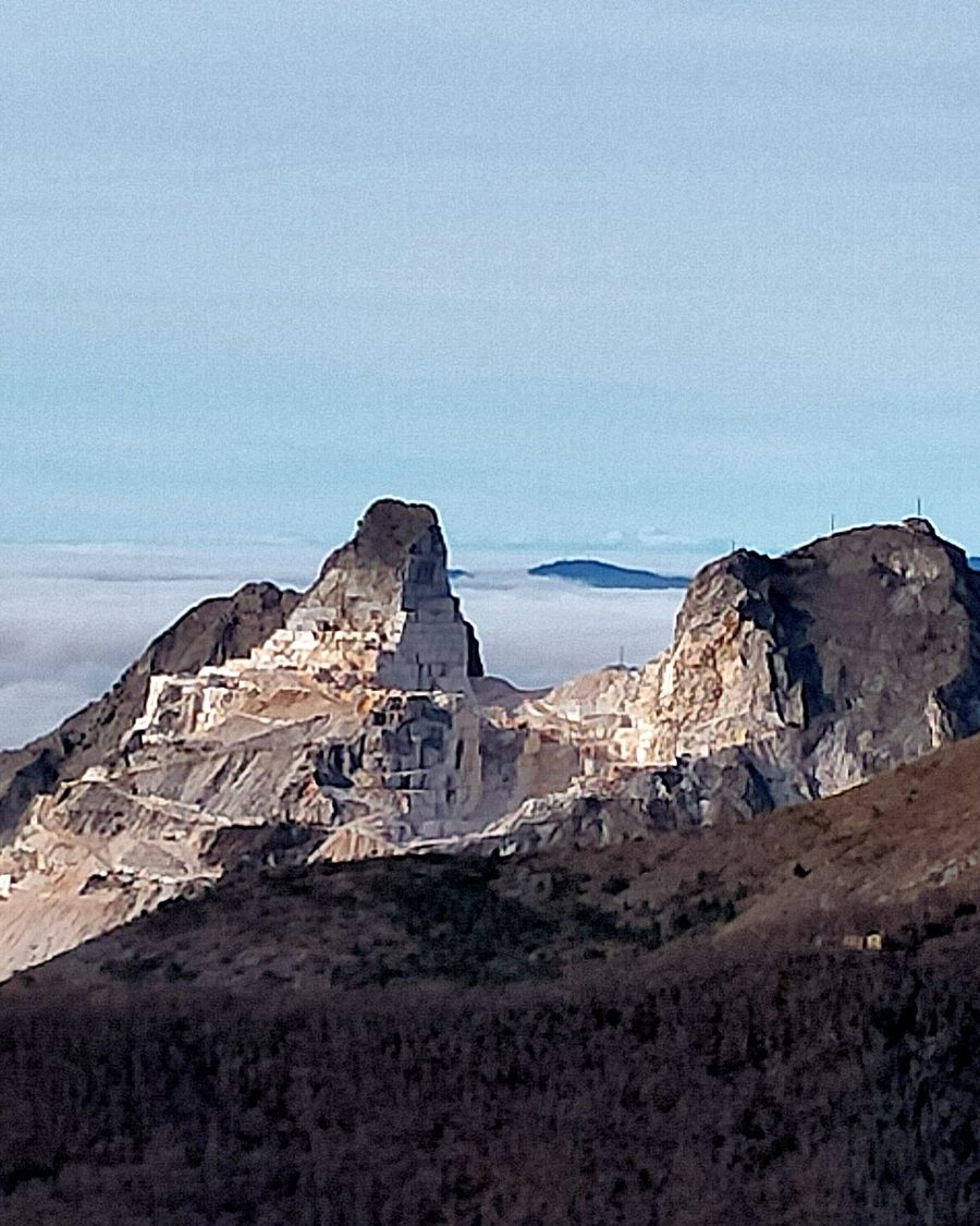 Carrara marble quarries