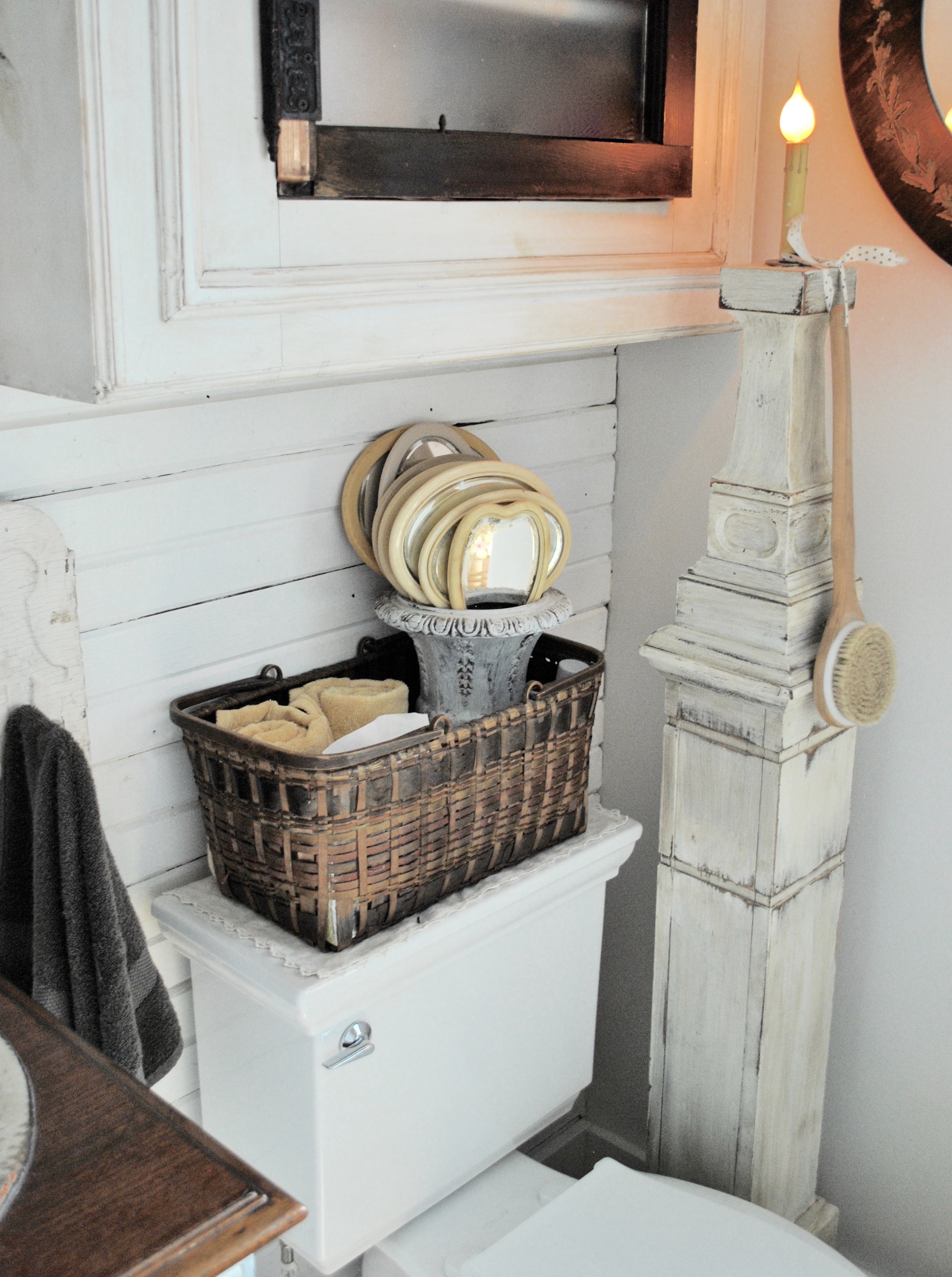 Bathroom Reveal Antique Celluloid Mirror Collection