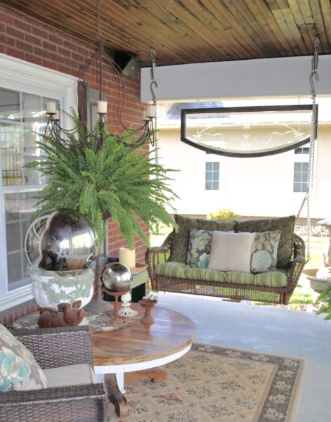 Spring/Summer Front Porch - porch swing