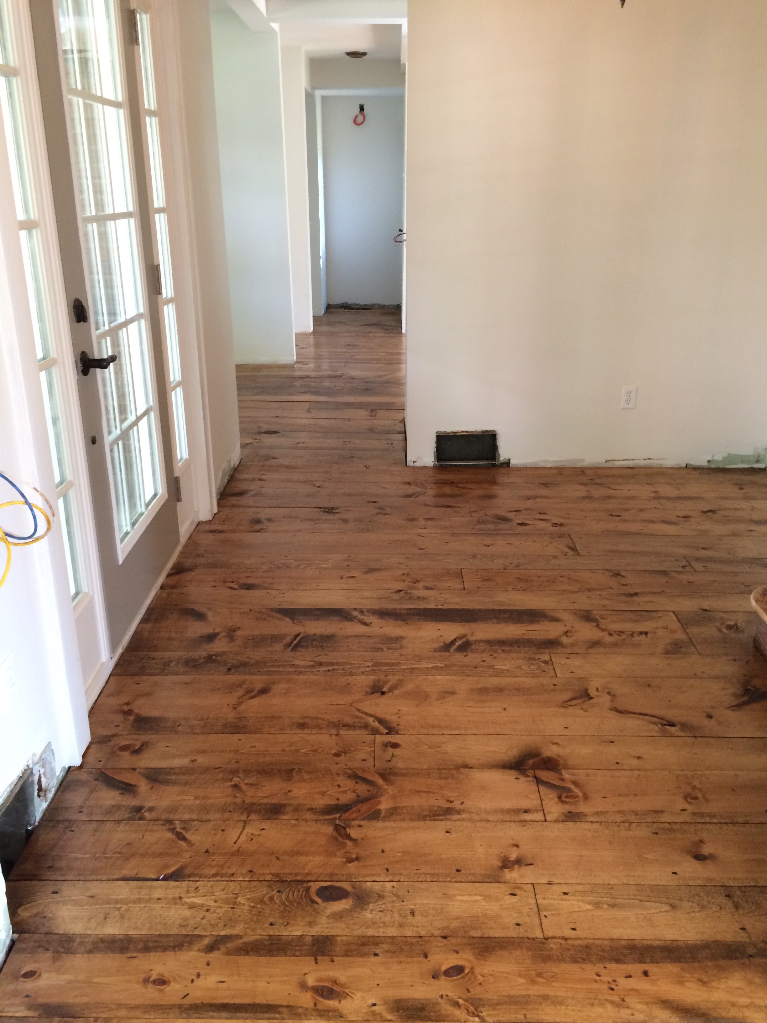 entryway inexpensive pine flooring