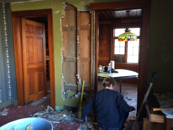 Removing wall - House on winchester Dining room