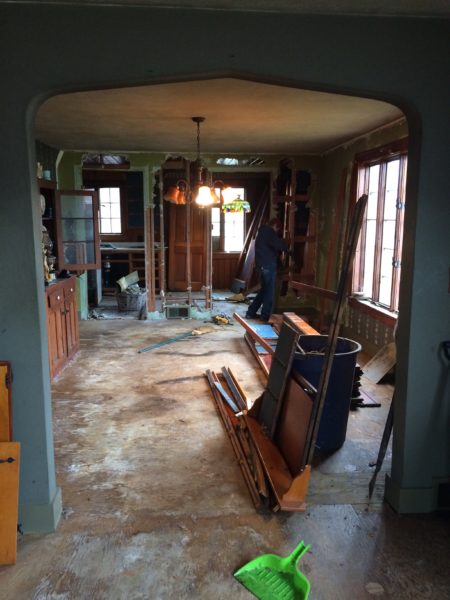 Removing wall in dining room - House on Winchester