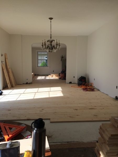 Middle of Dining Room Project - House on Winchester