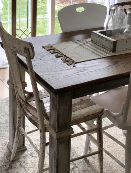 Dining room farmhouse table for eight - House on Winchester