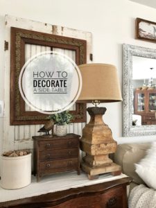 How to Decorate a Side Table - House on Winchester