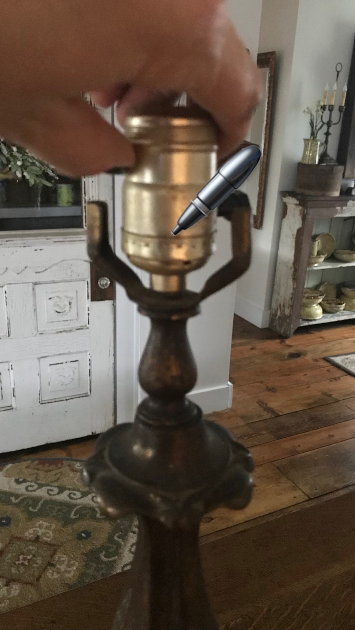 How to make a nightlight out of an old lamp - House on Winchester