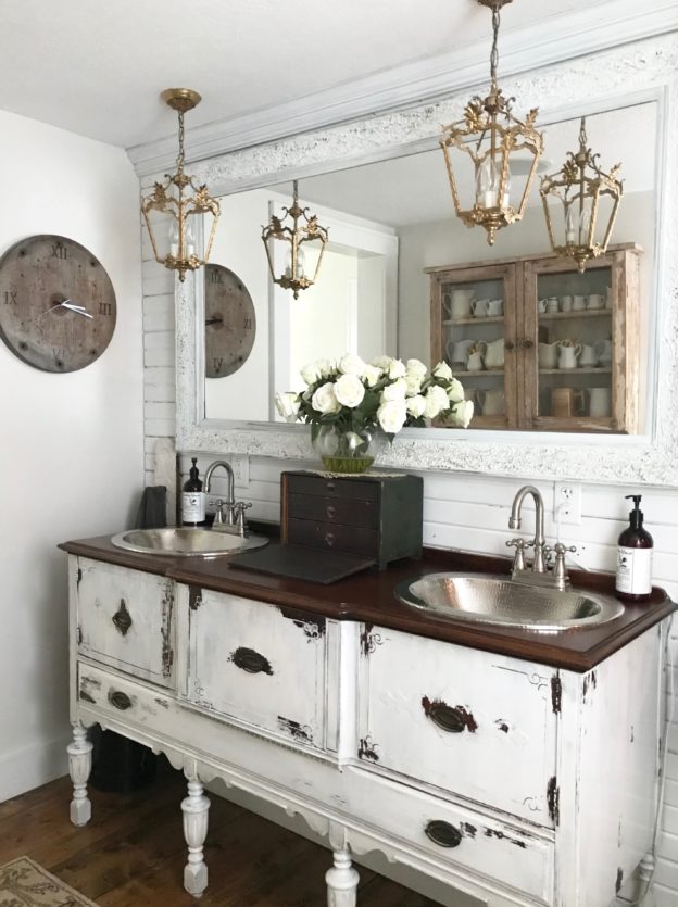 Wasted Wednesday - Make-up storage idea - repurposed vanity - House on Winchester