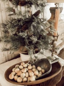 Decorating for Winter with Vintage Pieces - House on Winchester