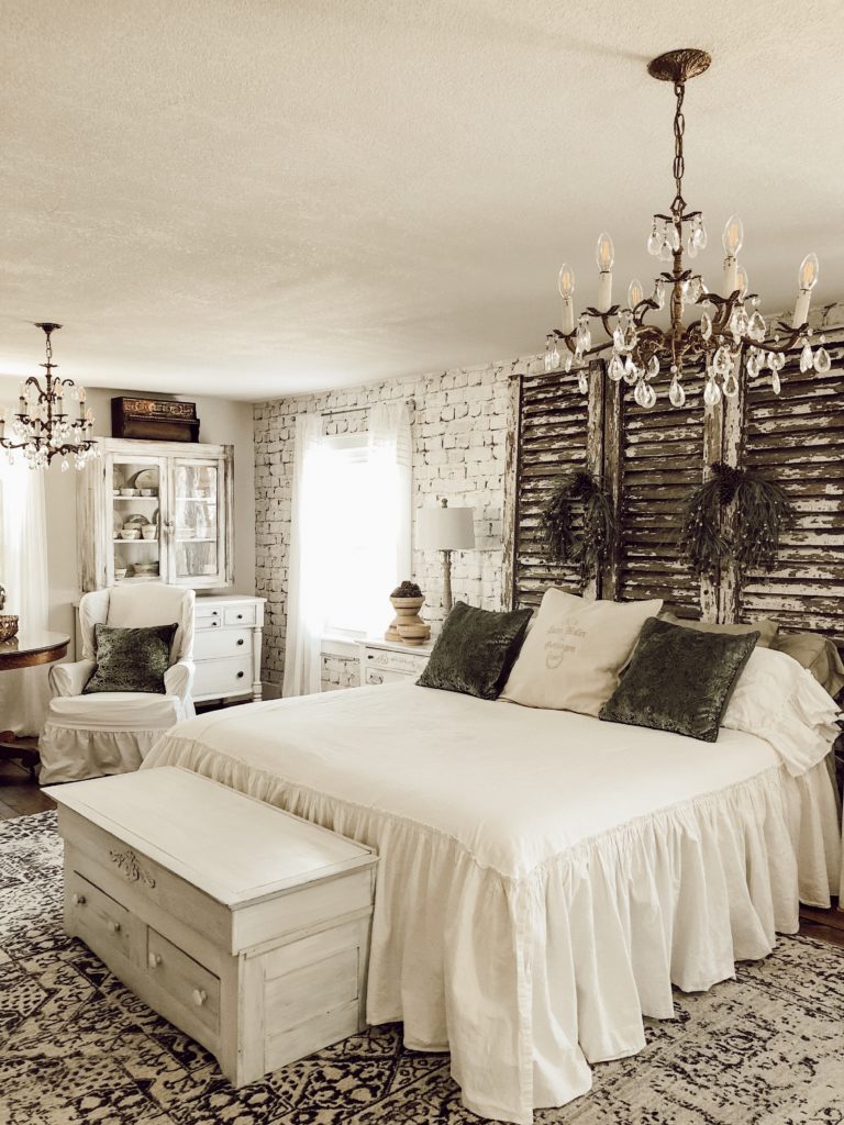 Decorating with Vintage Items in the Master Bedroom - Deb and Danelle