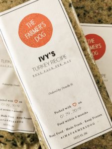 The Farmer's Dog - Real Food Made Fresh for Ivy - House on Winchester
