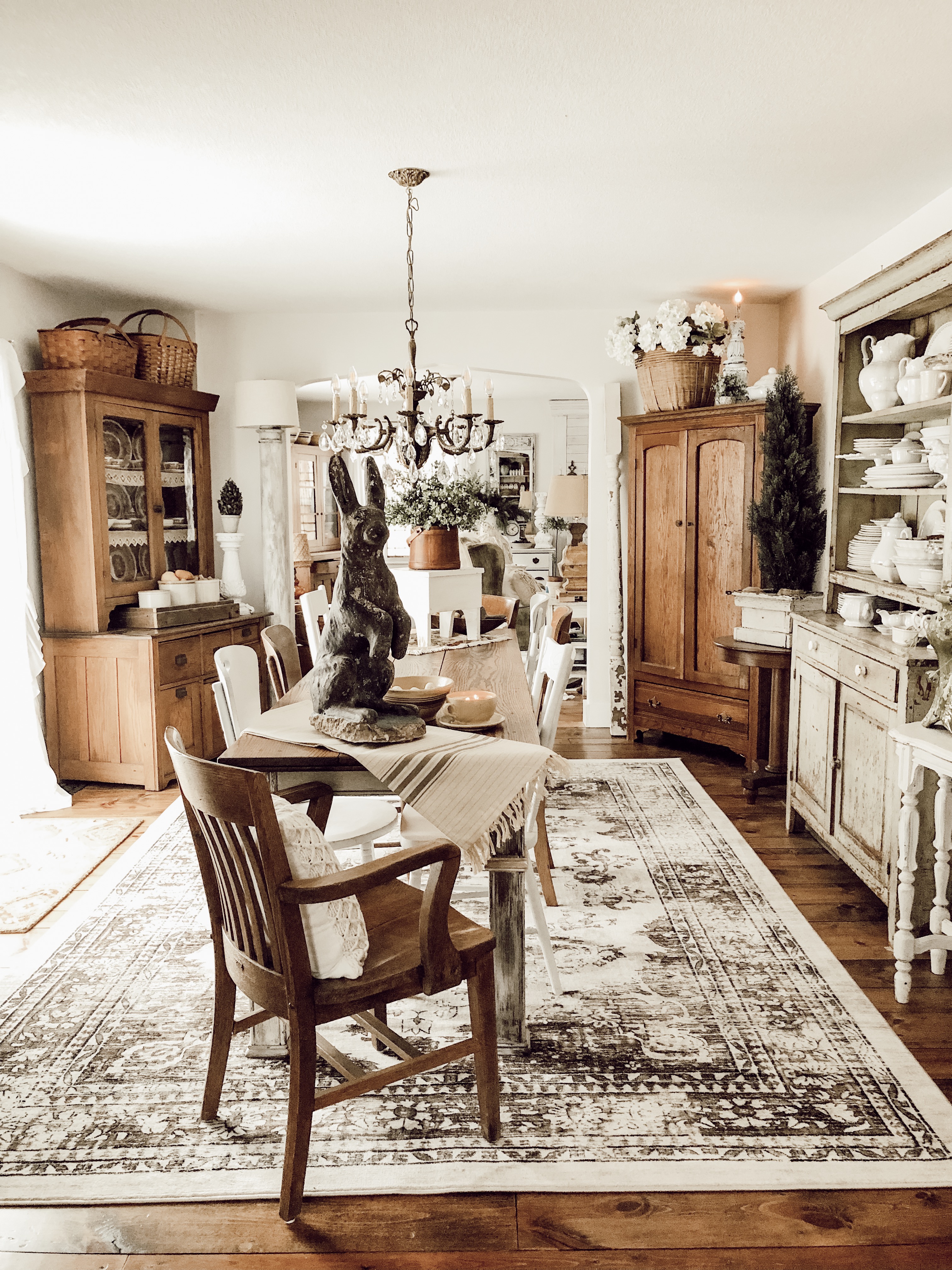 Dining Room Rug Refresh from eSaleRugs - House on Winchester