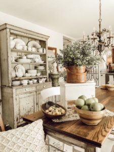 Dining Room Refresh to Spring - House on Winchester