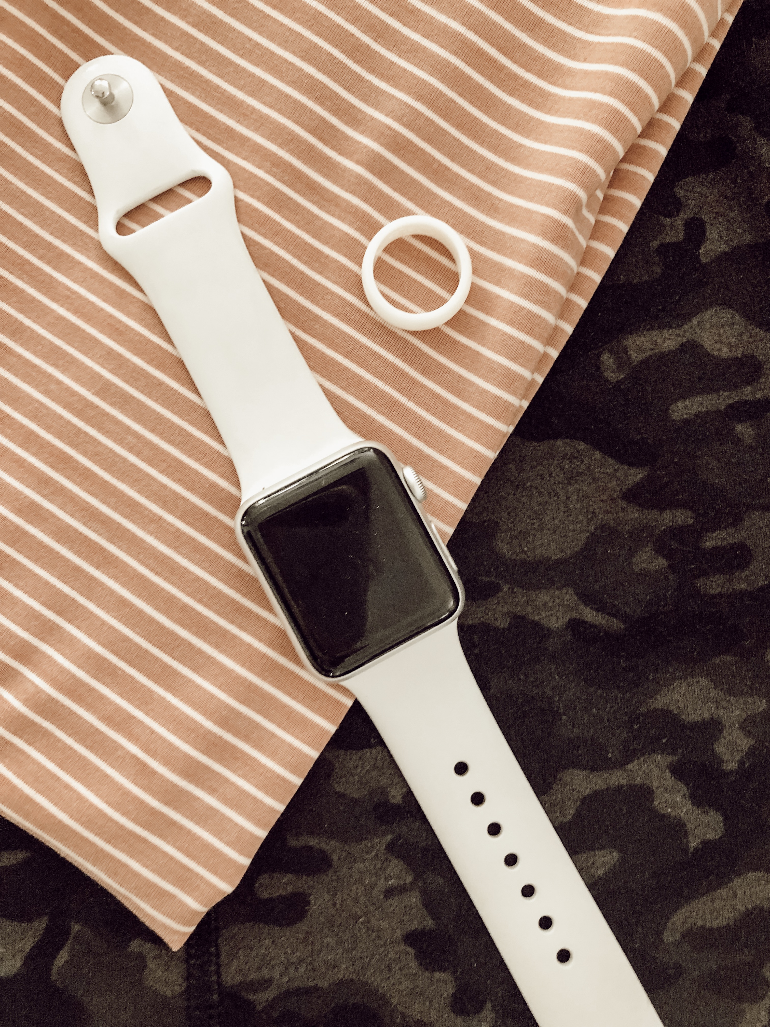 Apple watch and Qalo ring - House on Winchester