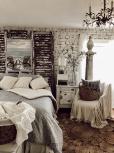Coastal and Farmhouse Bedroom with Walmart - House on Winchester