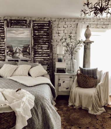 Coastal and Farmhouse Bedroom with Walmart - House on Winchester