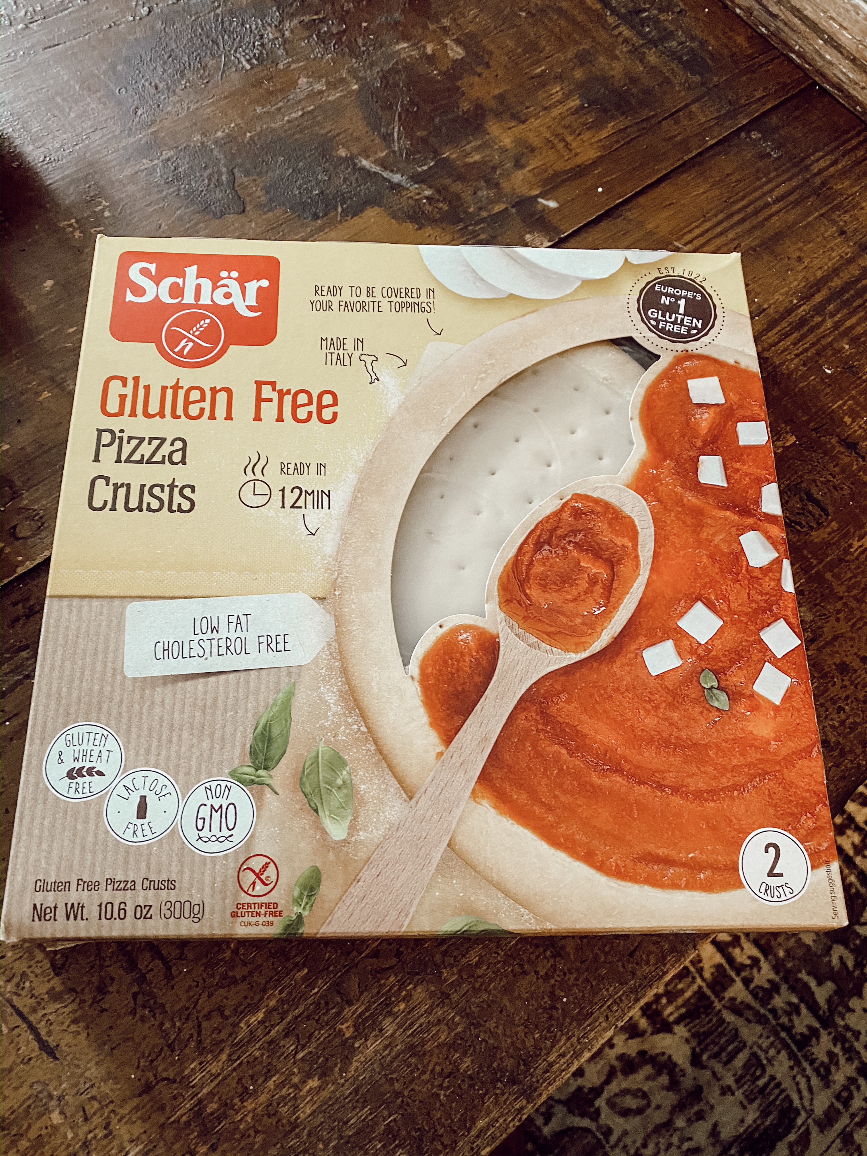 Schar gluten free pizza 