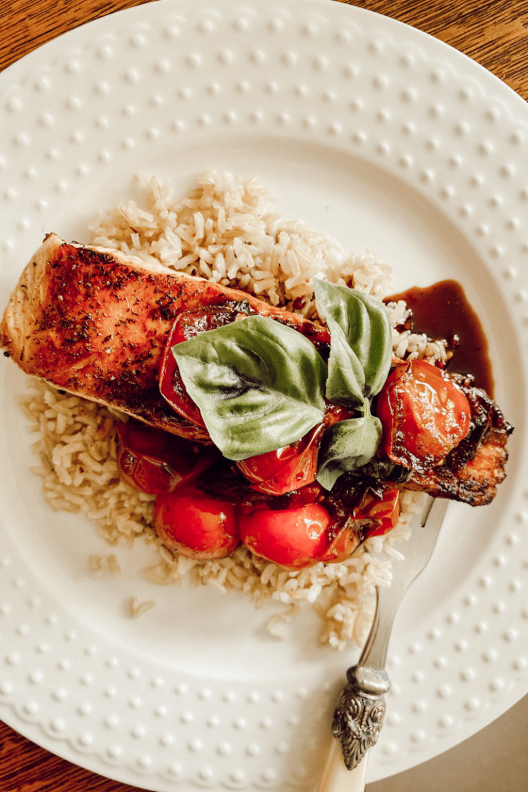 Salmon And Brown Rice Recipe Easy Healthy Food Recipes