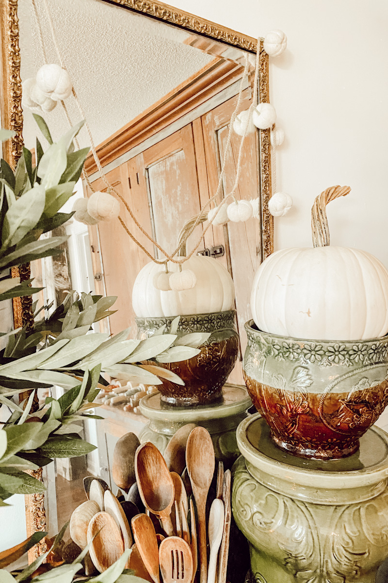 Majolica Collection with Pumpkins