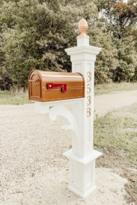 Fancy One of a Kind mailbox
