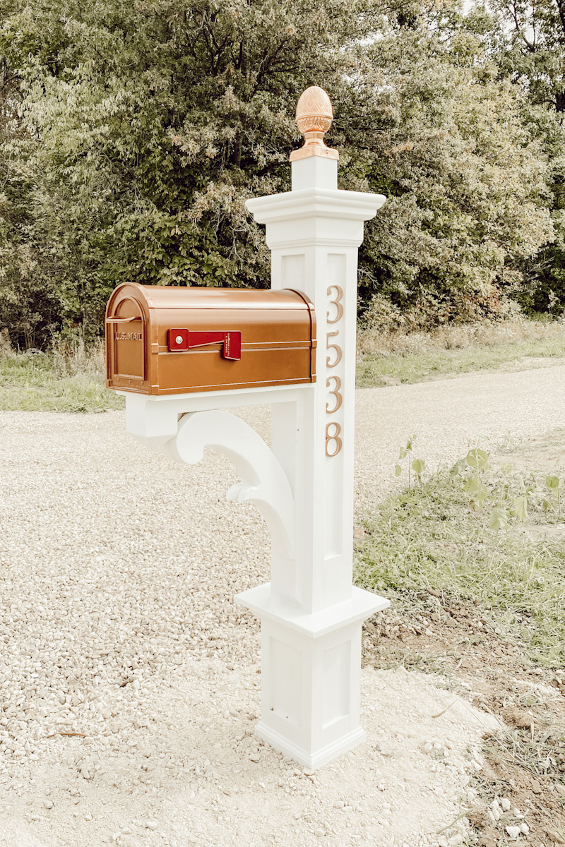 Fancy One of a Kind mailbox