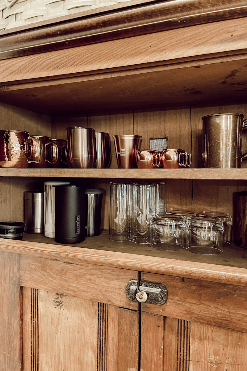 Antique Liquor Cabinet - Deb and Danelle