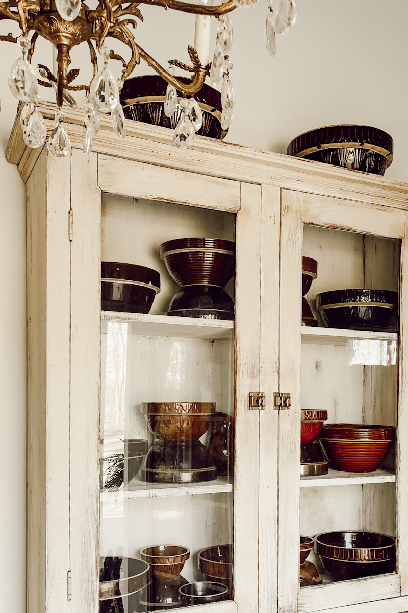 The Story Behind our White China Cabinet