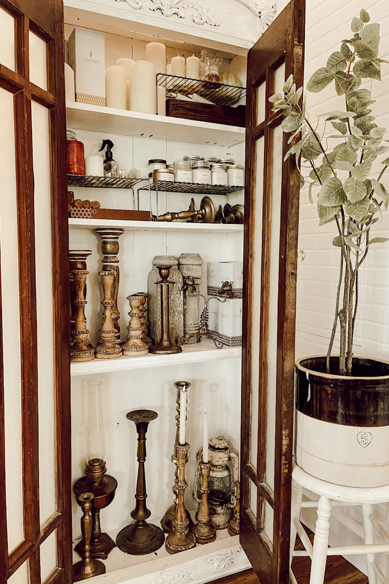 The Story behind the Pieces - Our Candle Cabinet