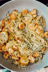 Healthy Shrimp and Spaghetti Square Recipe