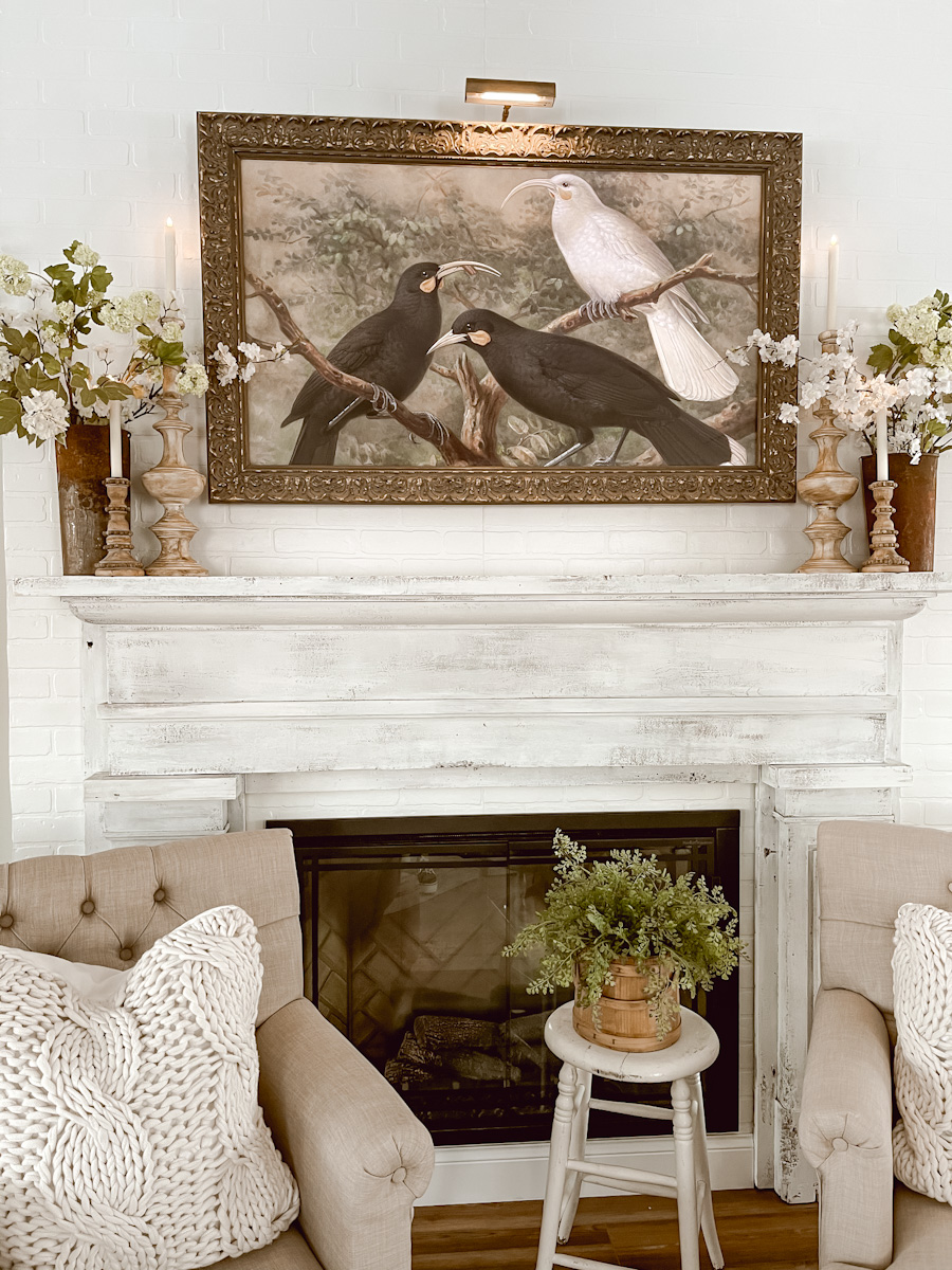 Spring Mantel - Deb and Danelle