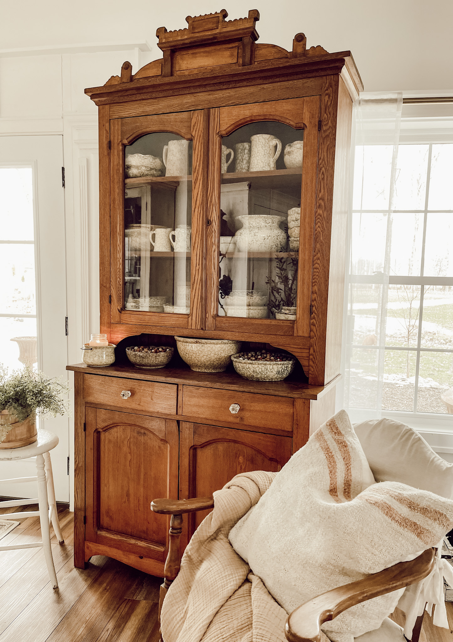 East Lake Antique Cabinet - Deb and Danelle