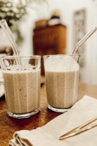 Peanut Butter Smoothie Recipe with High Protein - Deb and Danelle