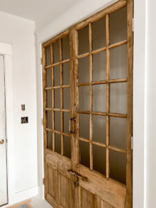 Antique Doors in the Utility Room - Deb and Danelle