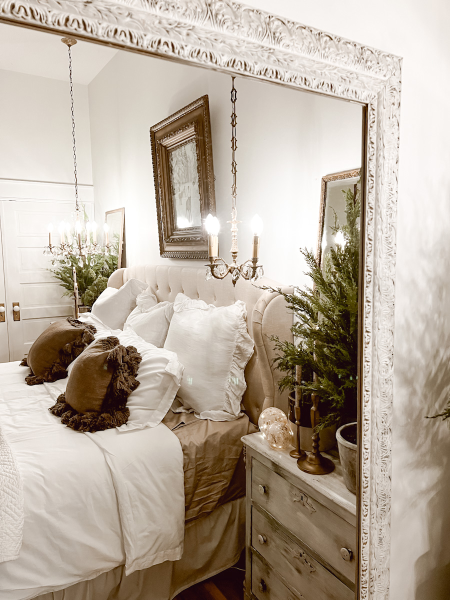 Simple Cozy Christmas in the Bedroom - Deb and Danelle