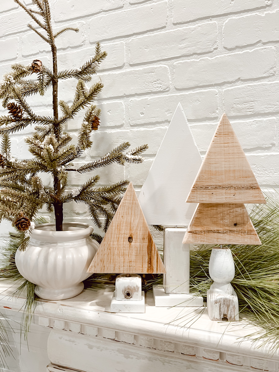 One-of-a-Kind Wooden Christmas Trees - Deb and Danelle