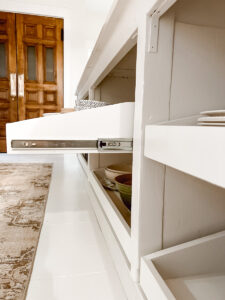Custom Pull-Out Drawers in the Kitchen Island