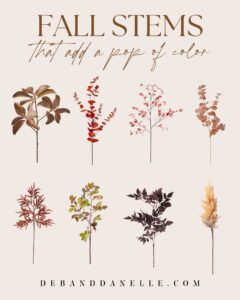 Fall stems and florals