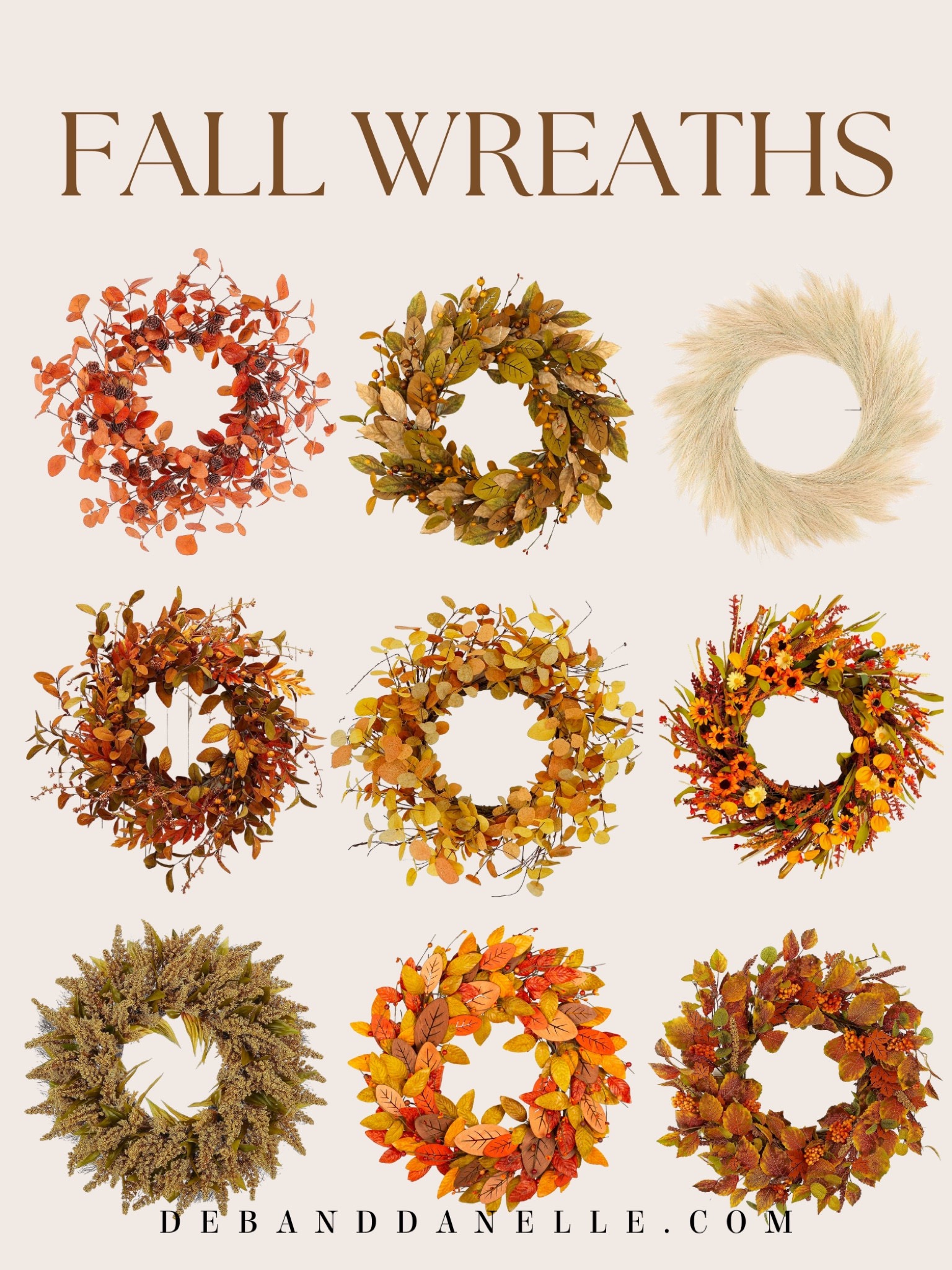 Fall wreaths