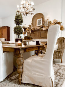 The Perfect Slipcovered Dining Room Chairs