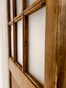 What to use on Antique Doors for Privacy