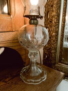 How to electrify antique oil glass lamps