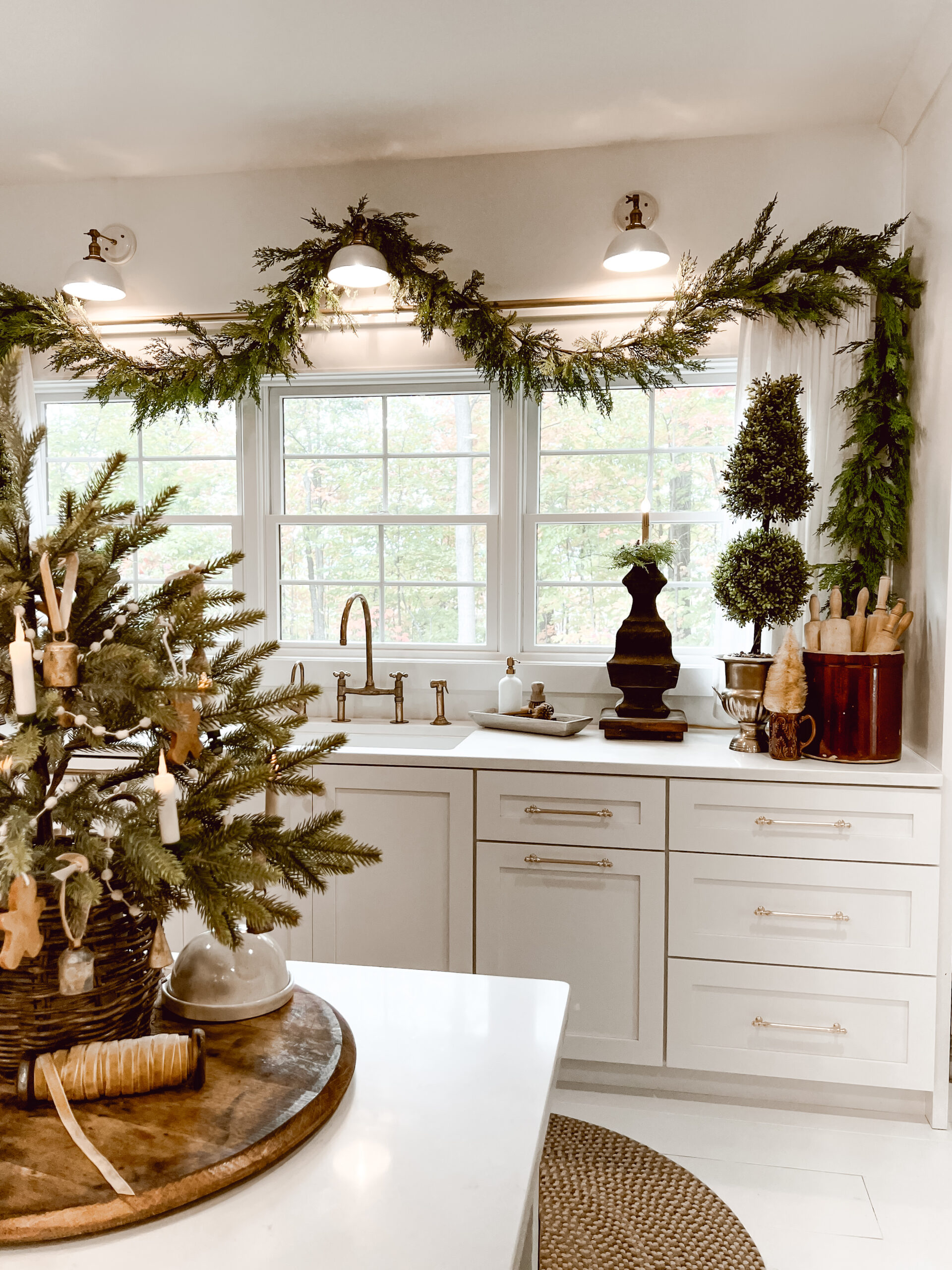 Woodland Christmas in the kitchen - kitchen decor