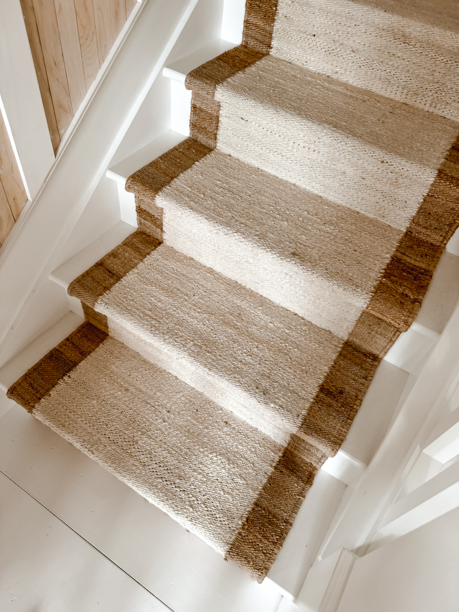 Tips on adding a runner to your stairway - Jute stairway runner