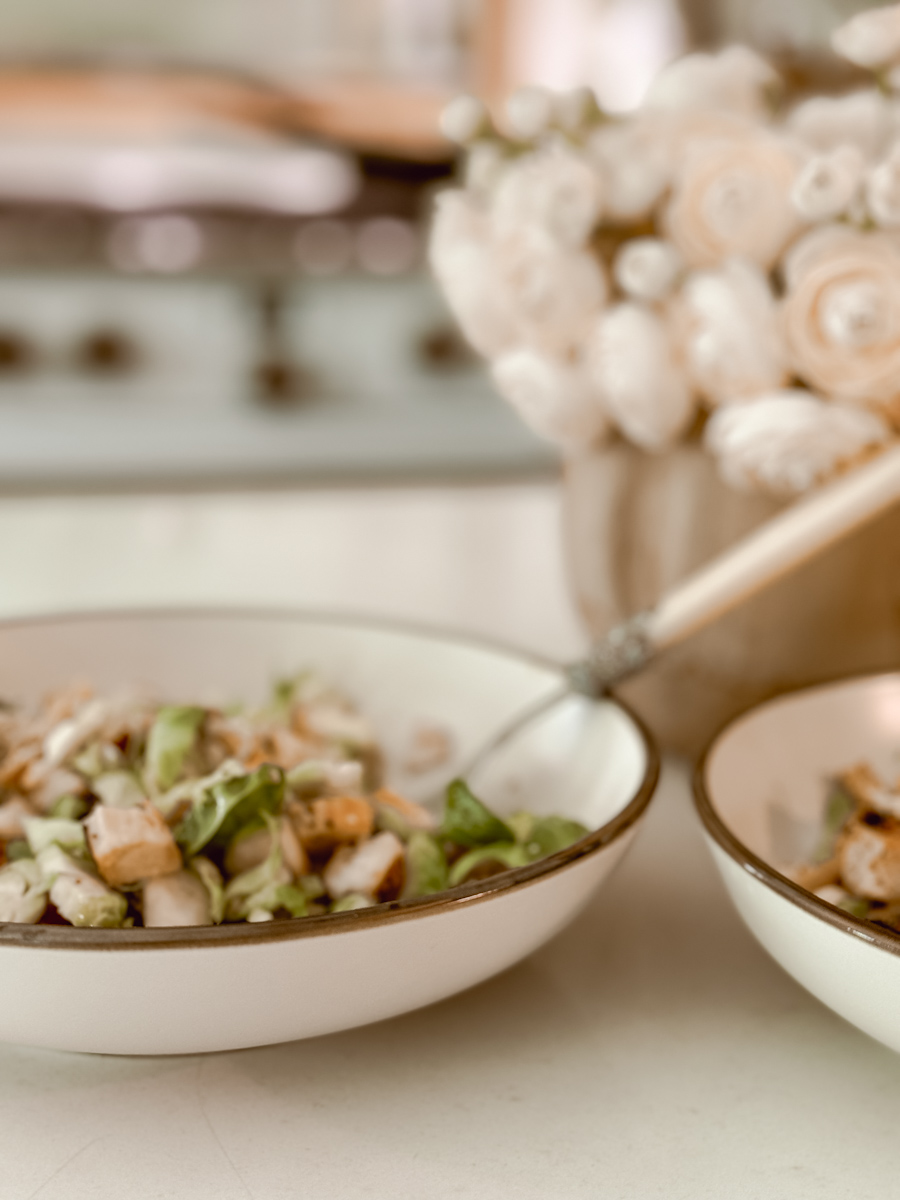 Brussel Sprouts, Chicken, and Apple Salad Recipe