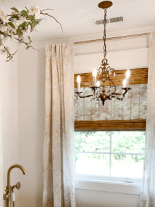 The Curtains and Blinds in our Guest Bathroom