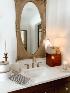 Bathroom Styling - Mixing Old Items with New