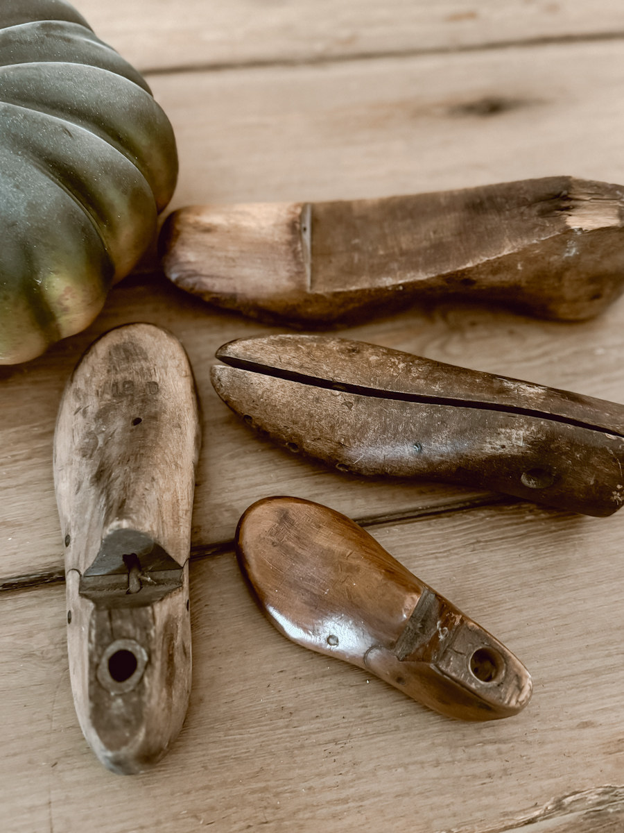 Wooden Shoe forms from an estate sale